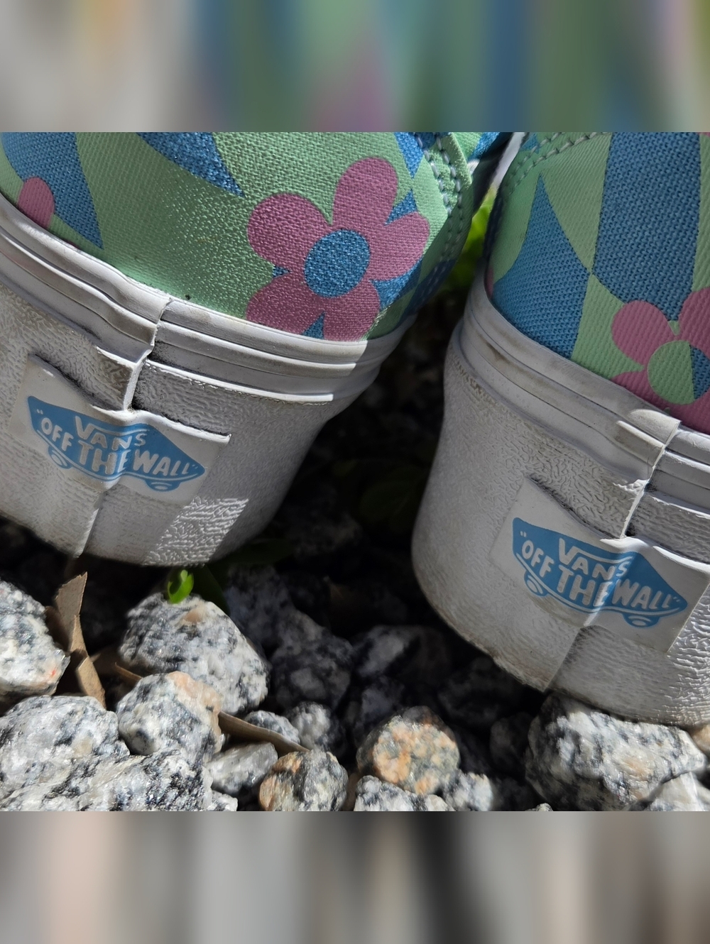 Vans Platform Checkerboard Floral Sneakers - Picture 4 of 6